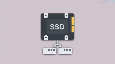Illustration d’un SSD partitionné en plusieurs volumes sous Windows