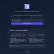 Page d’accueil de tnyr.me, un raccourcisseur d’URL axé sur la confidentialité et le chiffrement