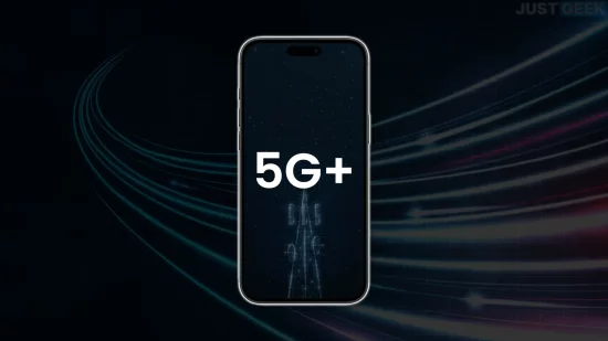 Illustration 5G+ sur iPhone – activation du réseau autonome chez Orange, Free et Bouygues