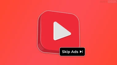 Icône de YouTube avec le bouton "Skip Ads", représentant les solutions pour bloquer les pubs sur YouTube