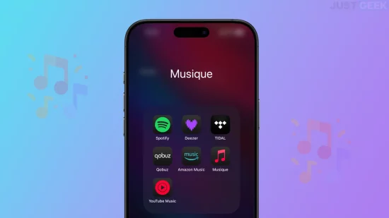 Comparatif des principales plateformes de streaming musical en 2025 : Spotify, Deezer, TIDAL, Qobuz, Amazon Music, Apple Music et YouTube Music affichées sur un smartphone.