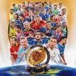Visuel officiel de la Coupe du monde des clubs 2025 avec les joueurs stars des 32 équipes participantes