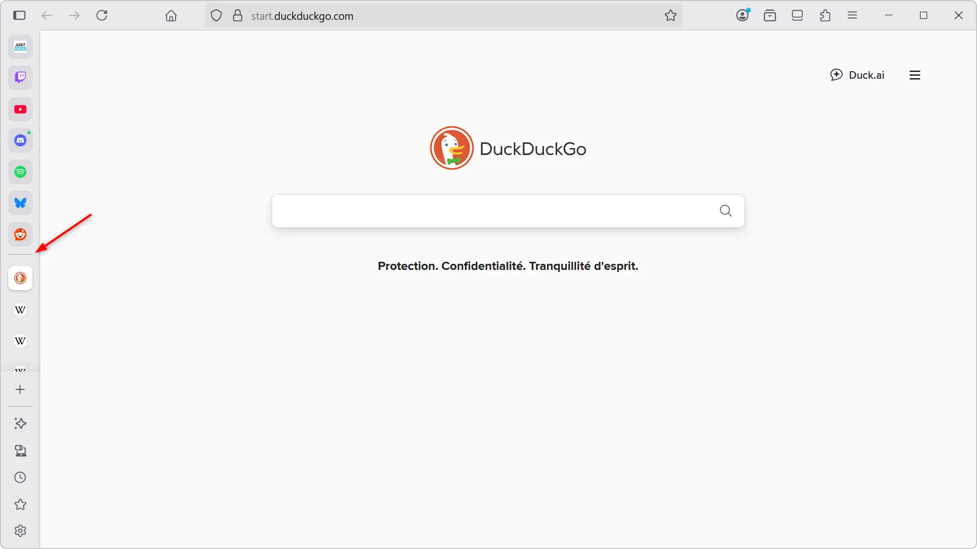 Redimensionnement de la zone des onglets épinglés dans la vue verticale de Firefox 140
