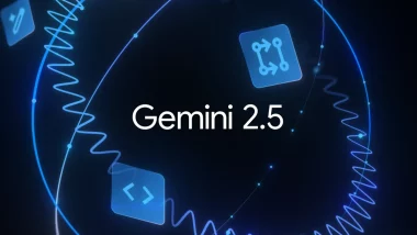 Visuel officiel de Google présentant le modèle d’intelligence artificielle Gemini 2.5