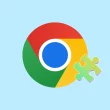 Logo de Google Chrome avec une icône de puzzle représentant une extension