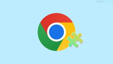 Logo de Google Chrome avec une icône de puzzle représentant une extension