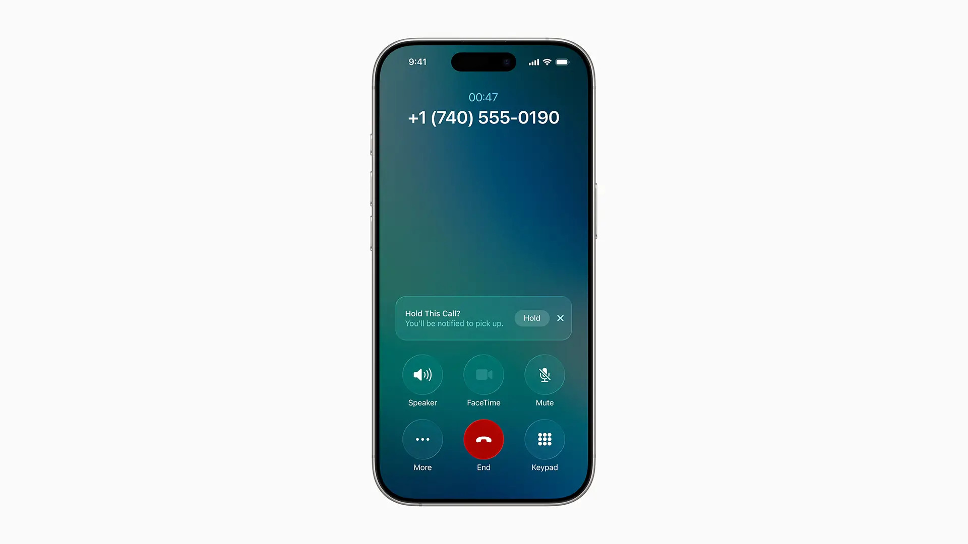 Assistant de mise en attente d’appel avec Apple Intelligence sur iOS 26