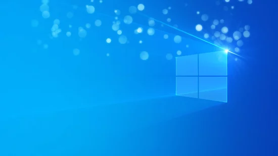 Fond d’écran officiel de Windows 10 utilisé pour illustrer la prolongation des mises à jour de sécurité.