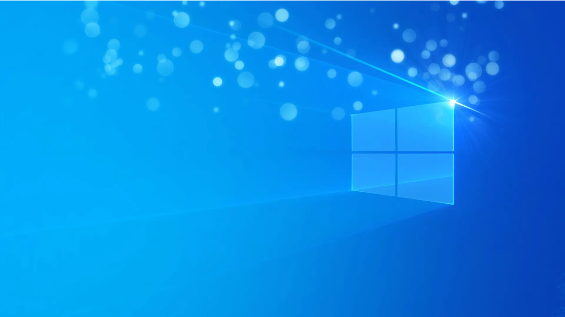Fond d’écran officiel de Windows 10 utilisé pour illustrer la prolongation des mises à jour de sécurité.