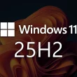 Illustration officielle de Windows 11 version 25H2 avec le logo et le fond dynamique de l’OS