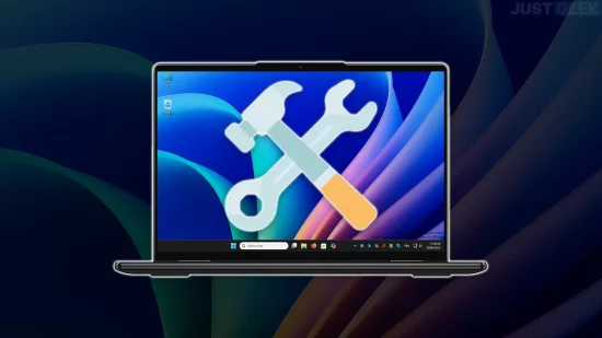 Illustration du Windows Maintenance Tool sur un PC Windows avec icône d’outils