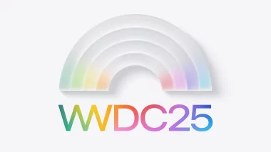 Logo officiel de la WWDC 2025 présenté par Apple, avec un arc coloré et l’inscription WWDC25
