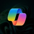 Logo coloré de Microsoft Copilot sur fond Windows