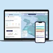 Nouvelle version du site Mon réseau mobile de l’Arcep affichée sur ordinateur et smartphone