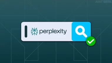 Barre de recherche avec le logo Perplexity définie comme moteur par défaut